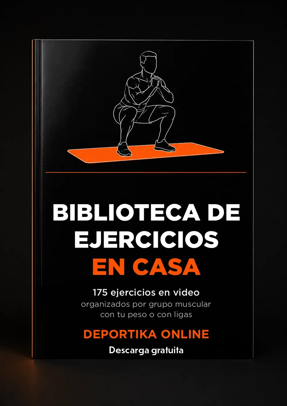 Biblioteca de 175 ejercicios en video para entrenar en casa, descarga gratuita de Deportika